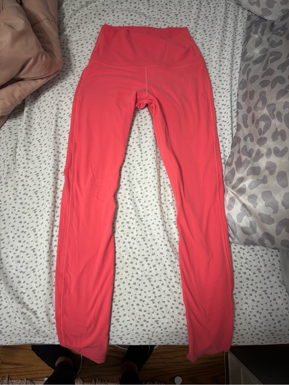 lululemon athletica Coral Pink High-Rise Leggings